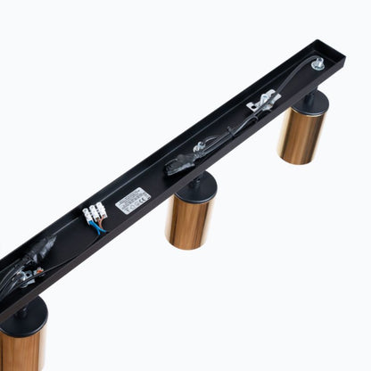 Plafond Sollux Lighting WINX 4L sort/guld 1 stk.