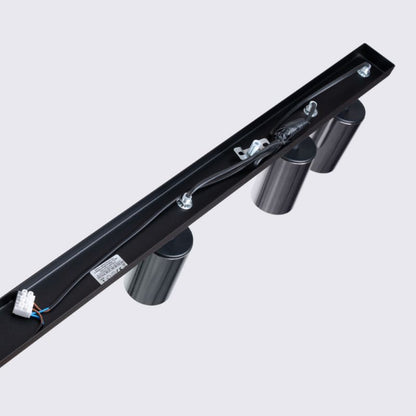 Plafond Sollux Lighting WINX 6L sort/krom 1 stk.