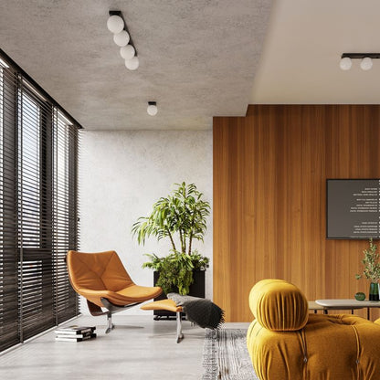 Plafond Sollux Lighting YOLI 1 sort 1 stk.