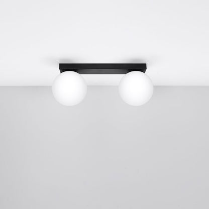 Plafond Sollux Lighting YOLI 2 sort 1 stk.