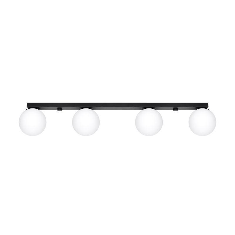 Plafond Sollux Lighting YOLI 4 sort 1 stk.