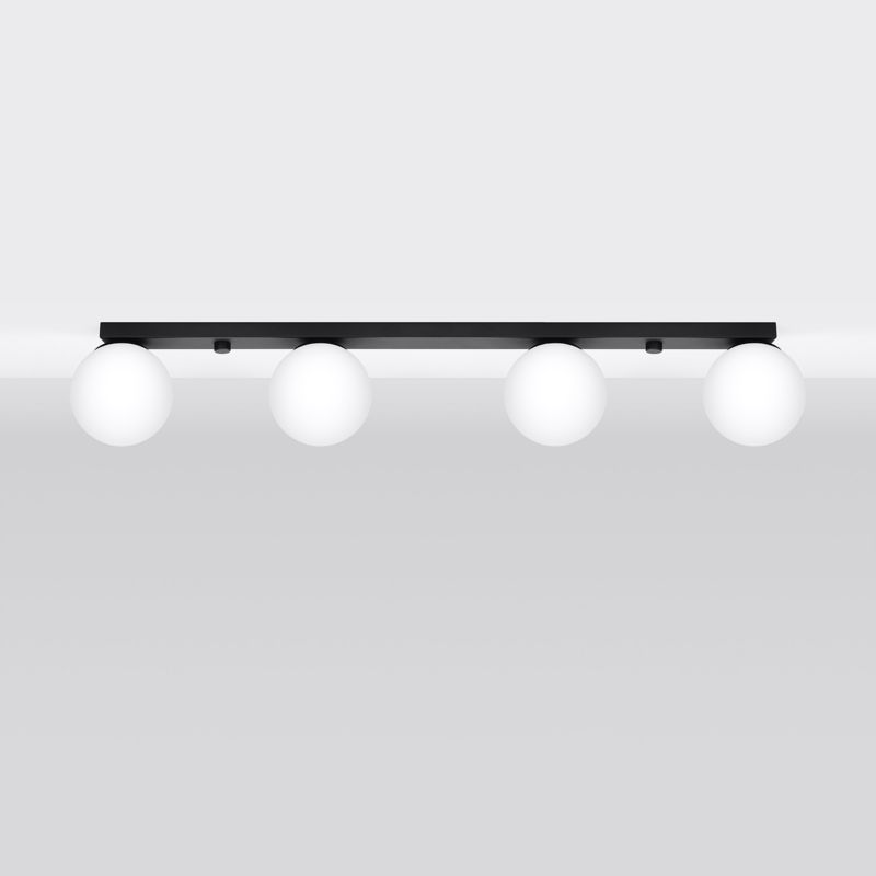 Plafond Sollux Lighting YOLI 4 sort 1 stk.