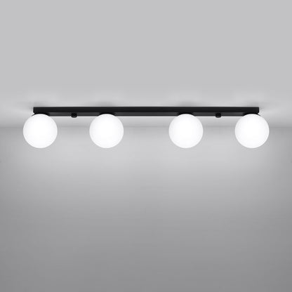 Plafond Sollux Lighting YOLI 4 sort 1 stk.