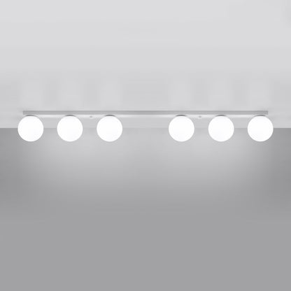 Plafond Sollux Lighting YOLI 6 hvid 1 stk.