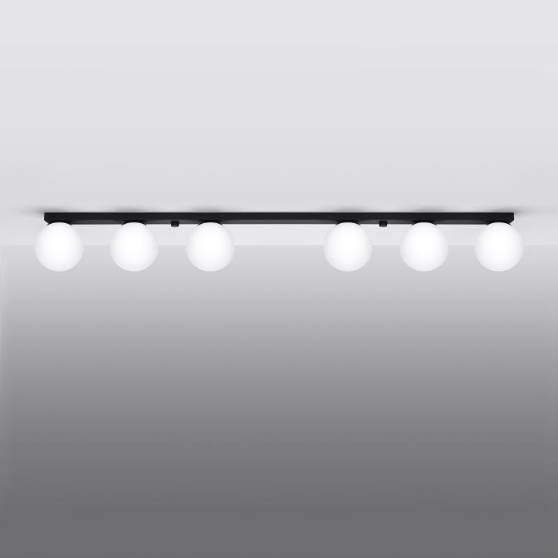 Sollux Lighting YOLI 6 sort plafondel, 1 stk.