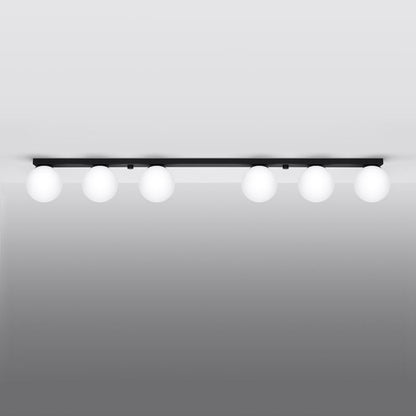 Sollux Lighting YOLI 6 sort plafondel, 1 stk.