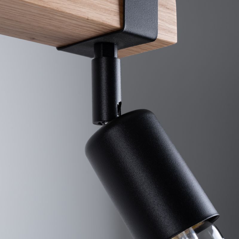 Plafond Sollux Lighting ZUCA 2 sort 1 stk.