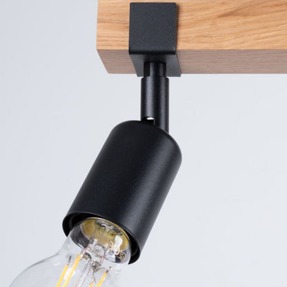 Plafond Sollux Lighting ZUCA 3 sort 1 stk.