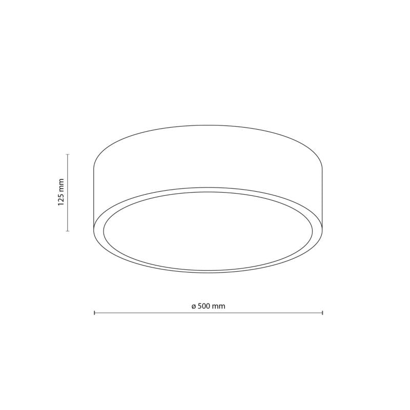 Loftslampe Livo 4xE27 IP54 Sort