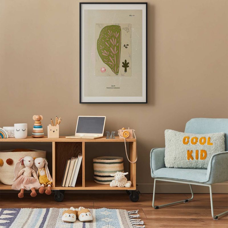 Artgeist plakat abstrakt træ 21x30 cm med sort ramme, 1 stk