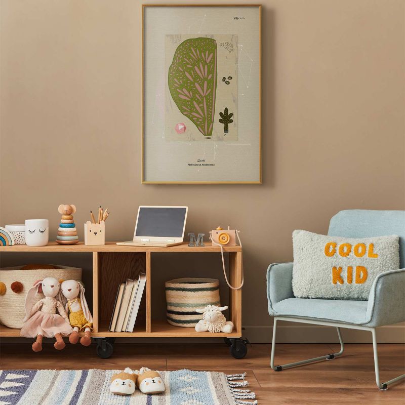 Artgeist plakat abstrakt træ 21x30 cm med guldramme, 1 stk