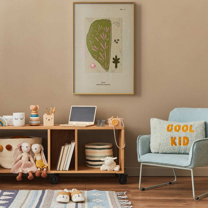 Artgeist plakat abstrakt træ 21x30 cm med guldramme, 1 stk