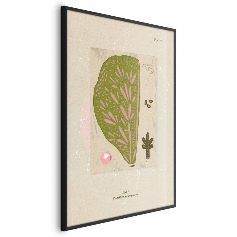 Artgeist plakat abstrakt træ 60x90 cm med sort ramme, 1 stk