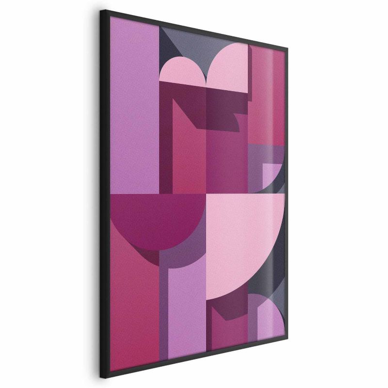 Artgeist abstrakt home plakat 21x30 cm med sort ramme, 1 stk