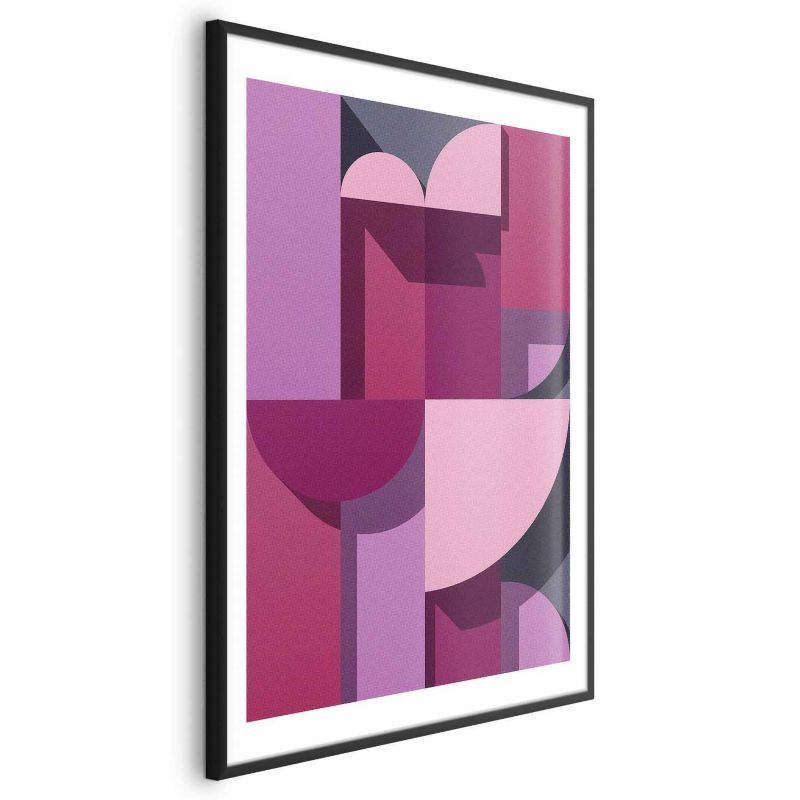 Artgeist abstrakt home plakat 29,7 x 42 cm med sort ramme, 1 stk