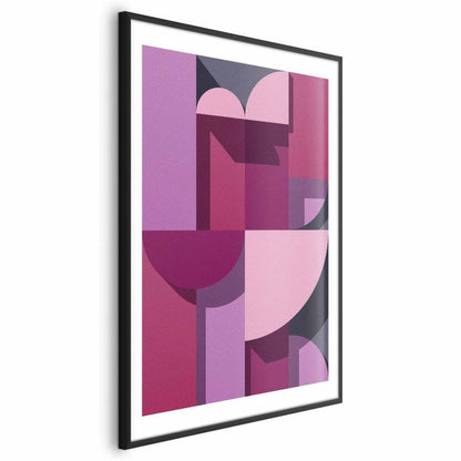 Artgeist abstrakt home plakat 29,7 x 42 cm med sort ramme, 1 stk