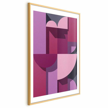 Artgeist plakat abstrakt home 40 x 60 cm med guldramme, 1 stk