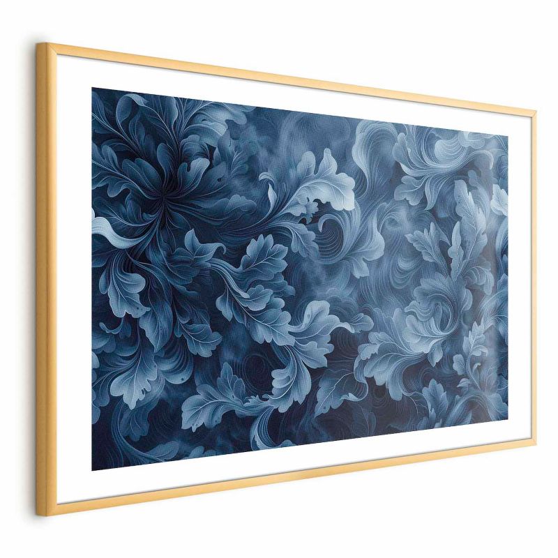 Artgeist plakat abstrakte ornamenter 30 x 21 cm med guldramme, 1 stk