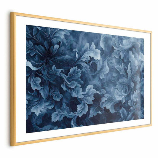 Artgeist plakat abstrakte ornamenter 30 x 21 cm med guldramme, 1 stk