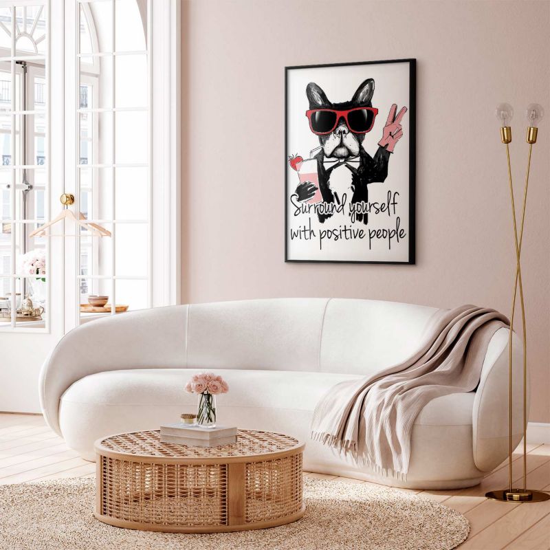 Artgeist Advice plakat 60x90 cm med sort ramme, 1 stk