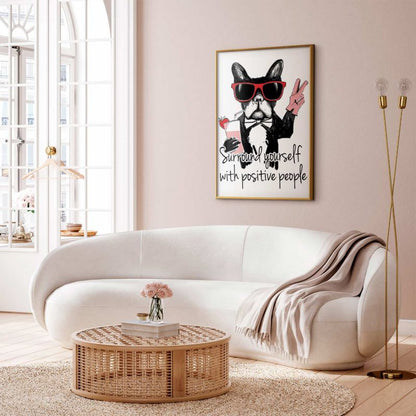 Artgeist Advice plakat 60 x 90 cm med guldramme, 1 stk