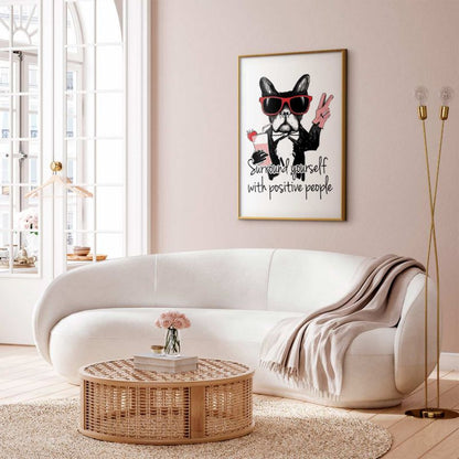 Artgeist Advice plakat 60 x 90 cm med guldramme, 1 stk