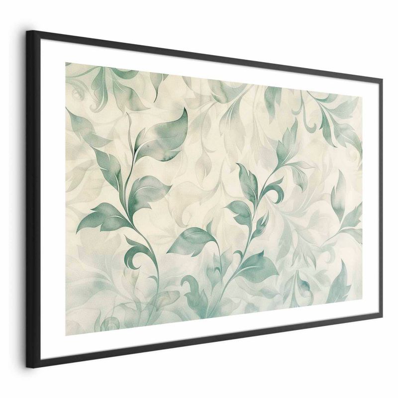 Artgeist plakat akvarelblade 42 x 29,7 cm med sort ramme, 1 stk