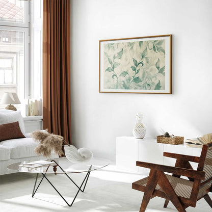 Artgeist plakat Akvarelblade 60 x 40 cm med guldramme, 1 stk