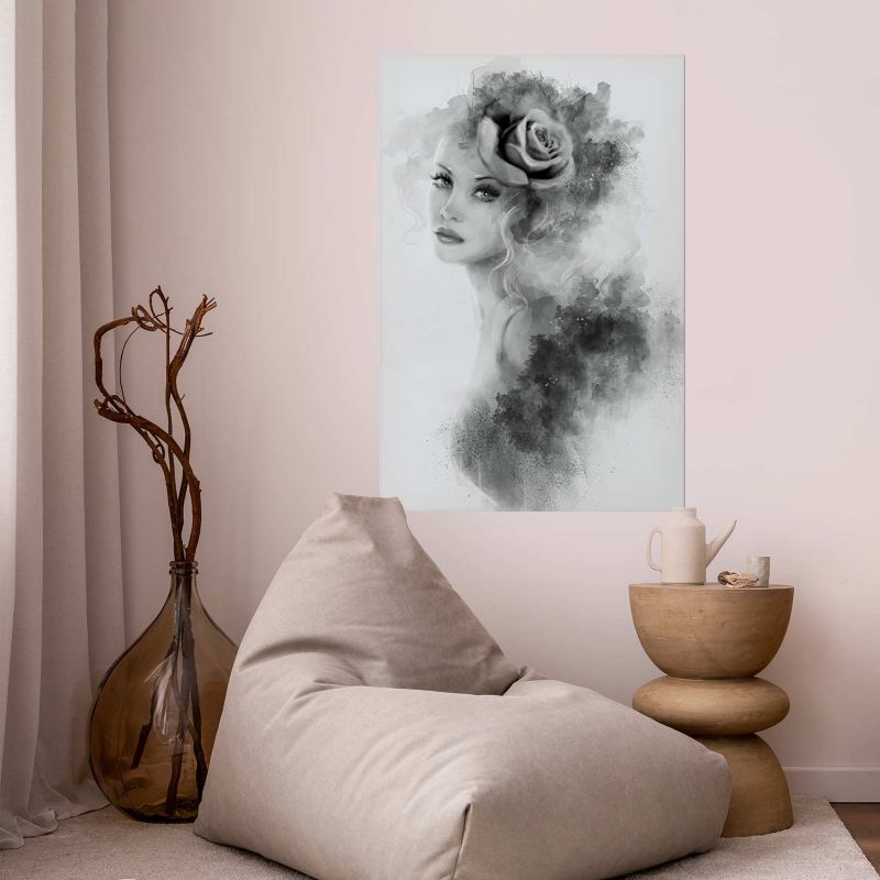 Artgeist plakat akvarelportræt 21 x 30 cm uden ramme, 1 stk