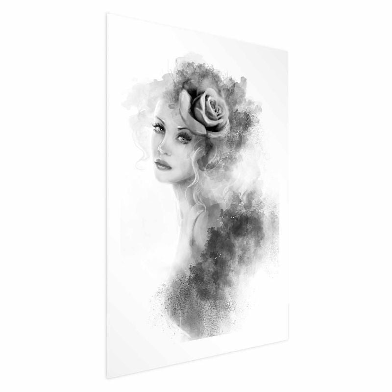 Artgeist akvarelportræt plakat 60 x 90 cm uden ramme, 1 stk