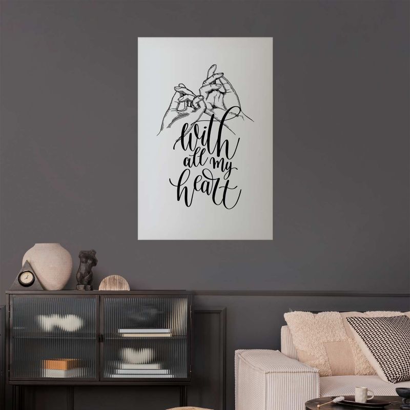 Plakat Artgeist All My Heart 21 x 30 cm uden ramme, 1 stk