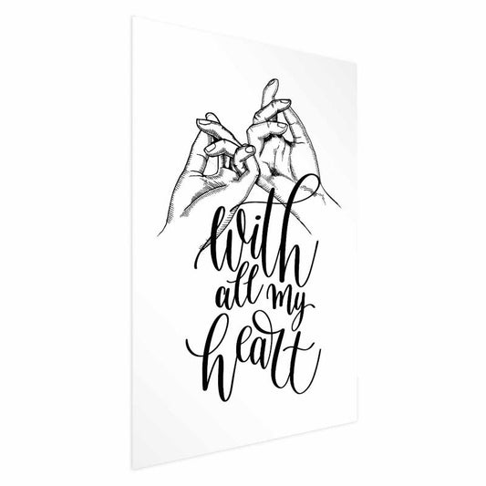 Plakat Artgeist All My Heart 29,7 x 42 cm uden ramme 1 stk