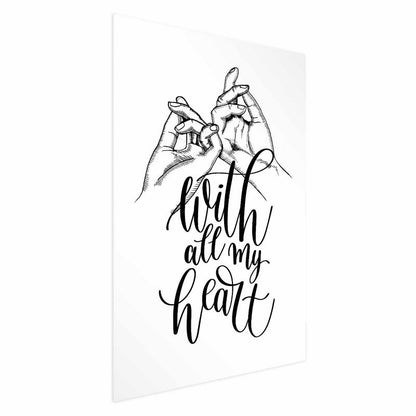 Artgeist All My Heart plakat 40x60 cm uden ramme, 1 stk