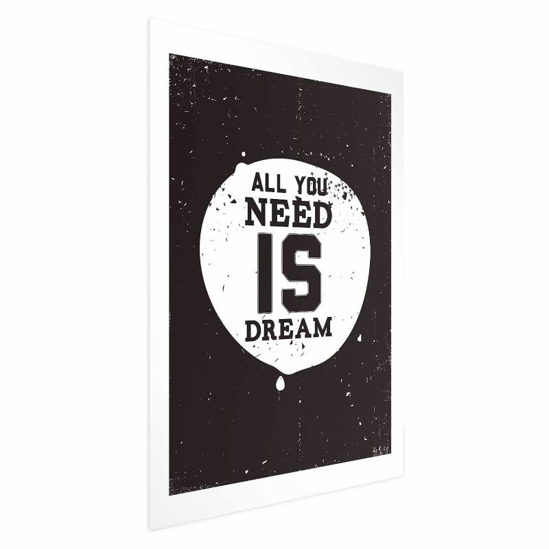 Artgeist All you need plakat 60 x 90 cm uden ramme, 1 stk