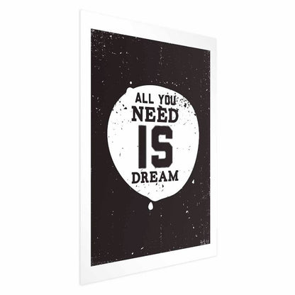 Artgeist All you need plakat 60 x 90 cm uden ramme, 1 stk