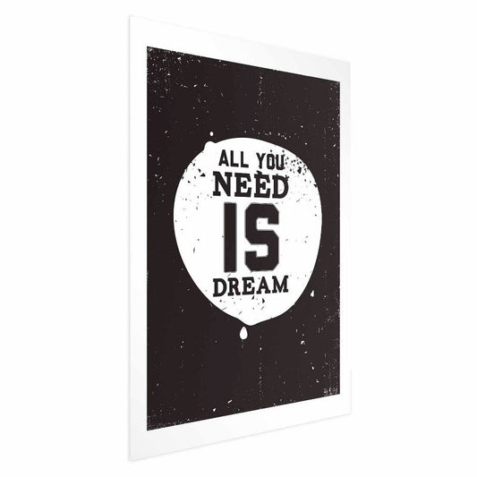 Artgeist All you need plakat 60 x 90 cm uden ramme, 1 stk