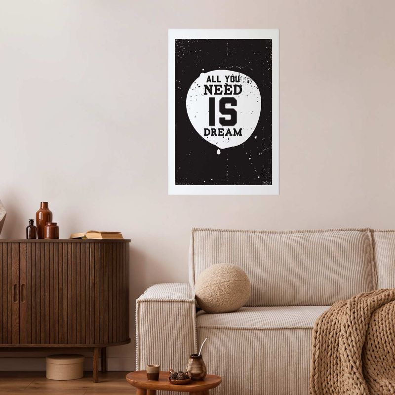 Artgeist All you need plakat 60 x 90 cm uden ramme, 1 stk