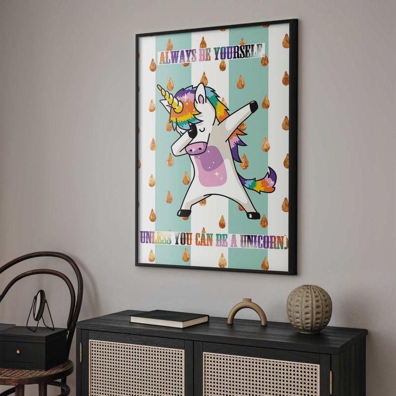 Plakat Artgeist Always be yourself 60 x 90 cm med sort ramme, 1 stk