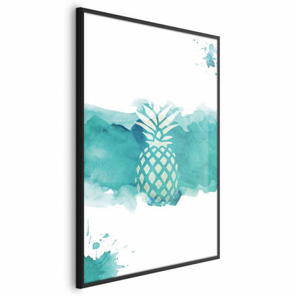 Artgeist ananas plakat 21x30 cm med sort ramme, 1 stk