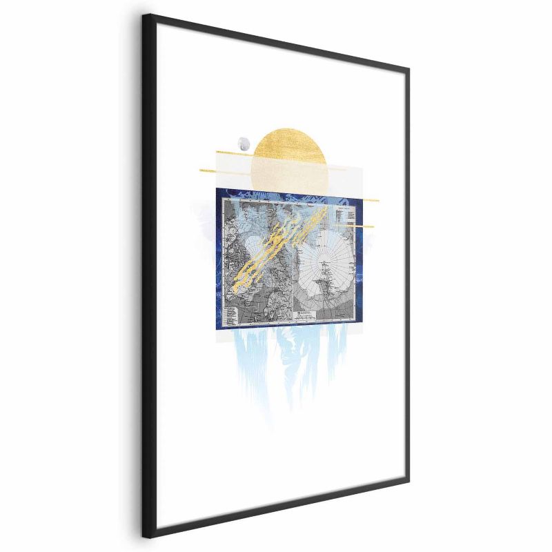 Artgeist plakat Antarktis 29,7 x 42 cm med sort ramme, 1 stk