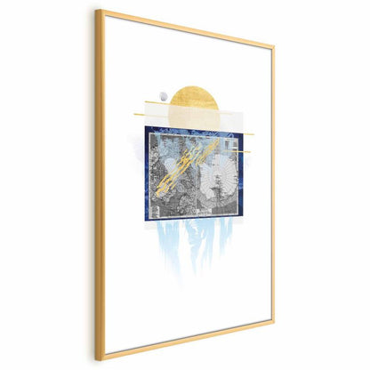 Artgeist plakat Antarktis 29,7 x 42 cm med guldramme 1 stk