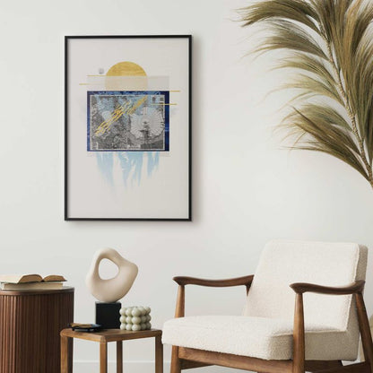 Artgeist plakat Antarktis 40x60 cm med sort ramme, 1 stk