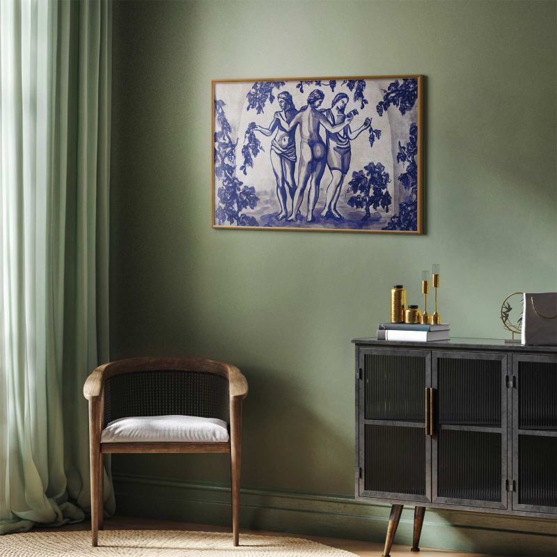 Plakat Artgeist Antik vingård 60 x 40 cm med guldramme 1 stk