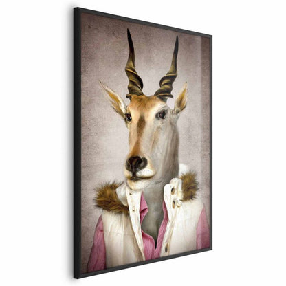 Artgeist plakat antilope 21x30 cm med sort ramme, 1 stk