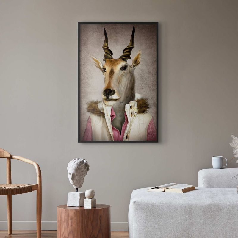 Artgeist plakat antilope 21x30 cm med sort ramme, 1 stk