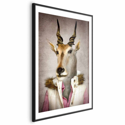 Artgeist plakat antilope 60x90 cm med sort ramme, 1 stk