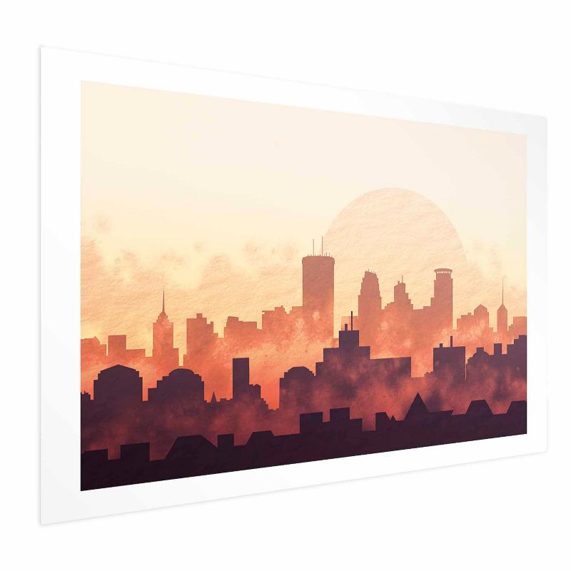 Artgeist plakat Byens glød 30 x 21 cm uden ramme, 1 stk