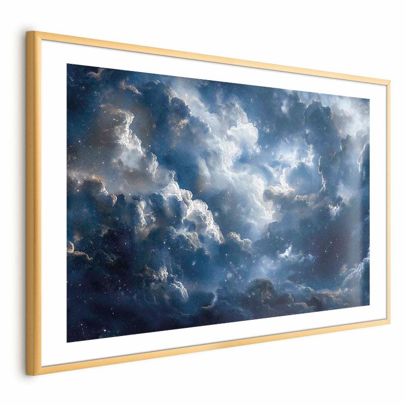 Plakat Artgeist Astronomiske vidundere 30 x 21 cm med gylden ramme, 1 stk