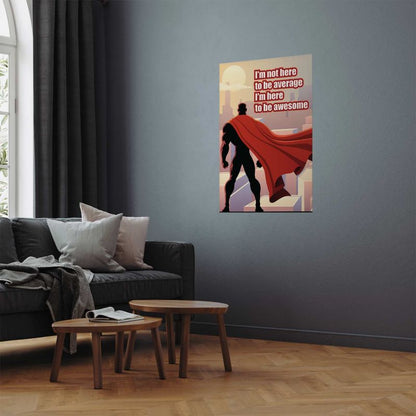 Artgeist Average plakat 21 x 30 cm uden ramme, 1 stk