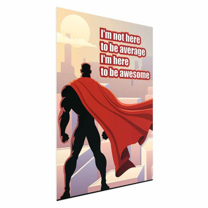 Artgeist plakat Average 29,7 x 42 cm uden ramme, 1 stk